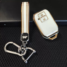 Load image into Gallery viewer, TPU Car Key Cover Fit for Maruti Suzuki Grand Vitara | Fronx | New Brezza | XL 6 | Baleno | New Ertiga | New Swift | New Dezire Smart Key