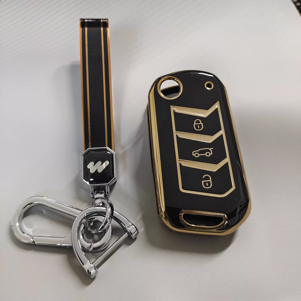 TPU Car Key Cover Fit for Mahindra Scorpio | XUV 700 | Thar | Xuv-300 | Bolero Flip Key