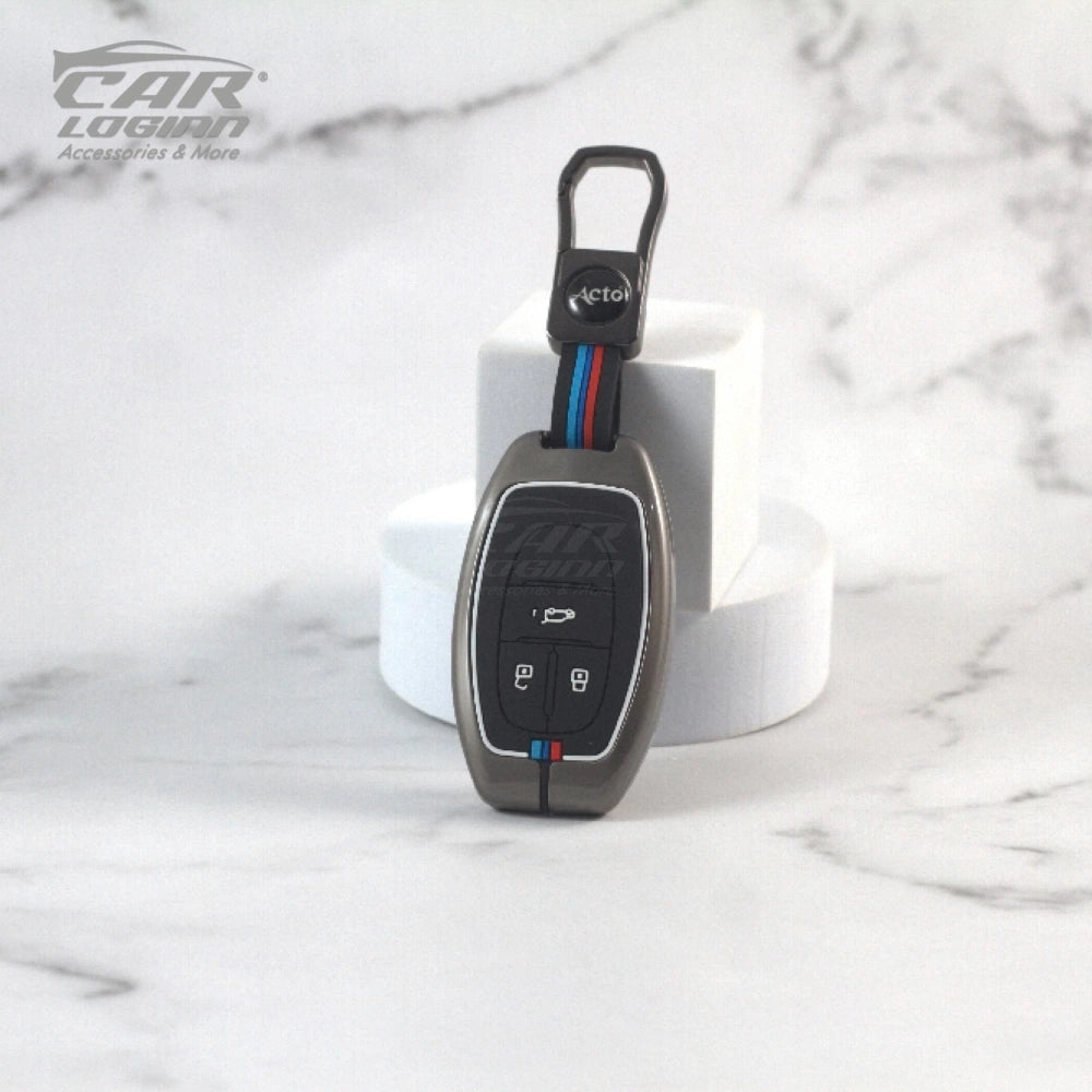 Metal Silicon Car Key Case Fit for MG Gloster Smart Key