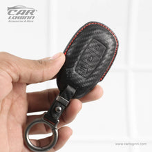 Load image into Gallery viewer, Carloginn PU-3D Leather Key Casefor Hyundai 3 Button Smart Key (PUSH START)