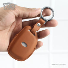 Load image into Gallery viewer, PU-3D Leather Key Case for Hyundai Xcent | Exter | Creta | Venue | I-20 | Aura | I-10 Grand | Tucson | Nios | Verna | Elentra (3 Button Smart Key/ PUSH START KEY)