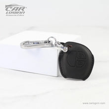 Load image into Gallery viewer, Carloginn PU-3D Leather Key Case for Maruti Suzuki 2 Button Key