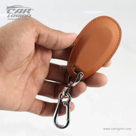 Carloginn PU-3D Leather Key Case for Maruti Suzuki 2 Button Smart Key