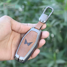 Load image into Gallery viewer, Metal Leather Key Case for Mahindra XUV 500 Smart Key