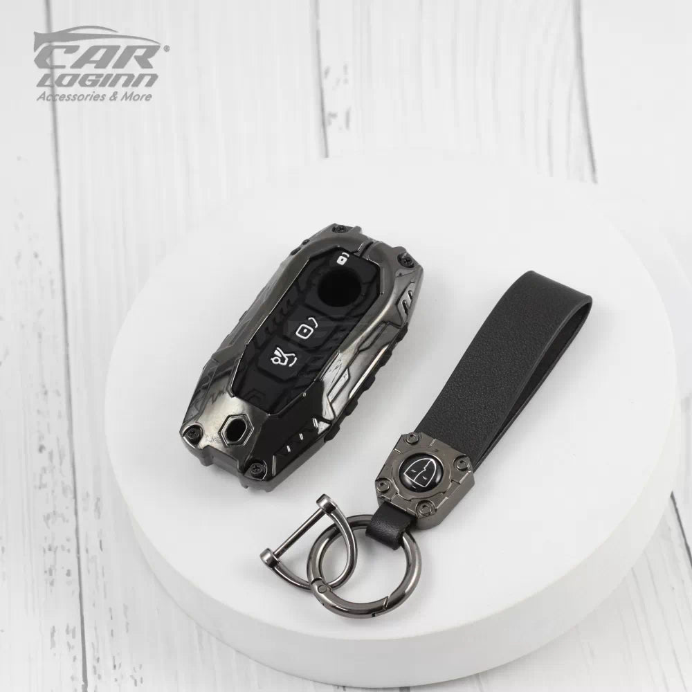 Premium Metal Black Soft Silicon keycase for New Mercedes Benz Maybach | S Class | E Class