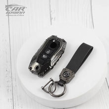 Load image into Gallery viewer, Premium Metal Black Soft Silicon keycase for New Mercedes Benz Maybach | S Class | E Class