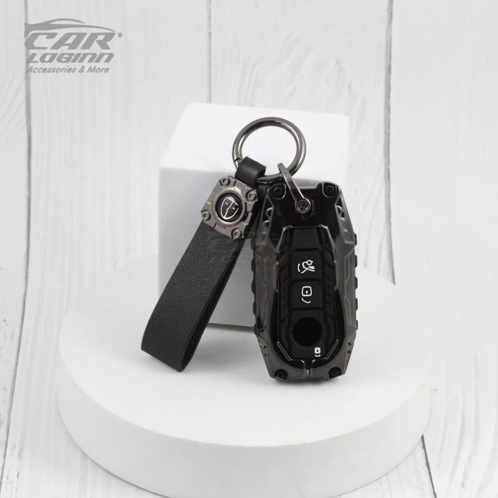 Premium Metal Black Soft Silicon keycase for New Mercedes Benz Maybach | S Class | E Class