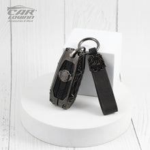 Load image into Gallery viewer, Premium Metal Black Soft Silicon keycase for New Mercedes Benz Maybach | S Class | E Class