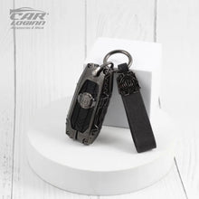 Load image into Gallery viewer, Premium Metal Black Soft Silicon keycase for New Mercedes Benz Maybach | S Class | E Class