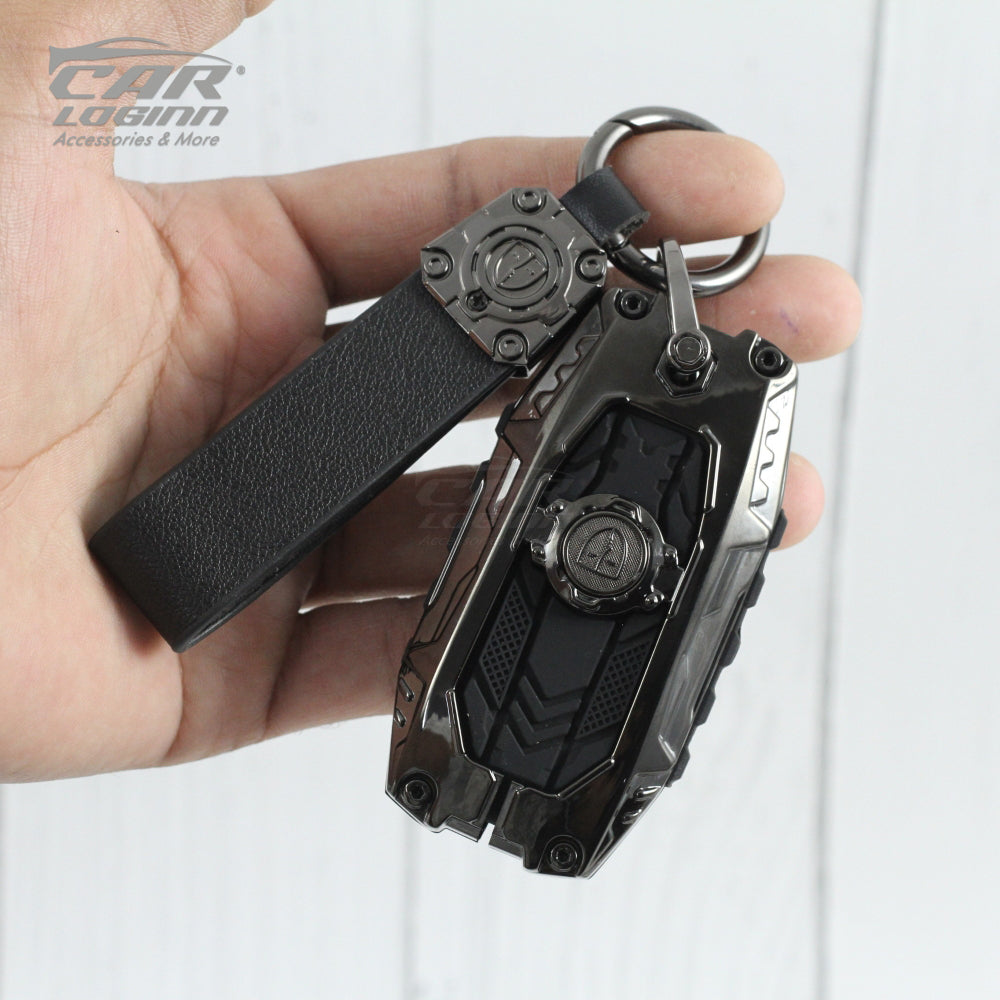 Premium Metal Black Soft Silicon keycase for New Mercedes Benz Maybach | S Class | E Class