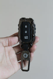 Premium Metal Black Transformer Series Soft Silicon Key Cover for Hyundai 3 Button Smart Key