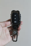 Premium Metal Black Transformer Series Soft Silicon Key Cover for Hyundai 3 Button Smart Key