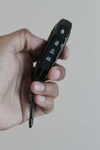 Load image into Gallery viewer, Premium Metal Black Transformer Series Soft Silicon Key Cover for Kia Seltos Facelift | Carens X Line | Sonet Facelift