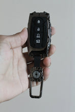 Load image into Gallery viewer, Premium Metal Black Transformer Series Soft Silicon Key Cover for KIA Carens | Carnival | Seltos | Sonet Smart Key