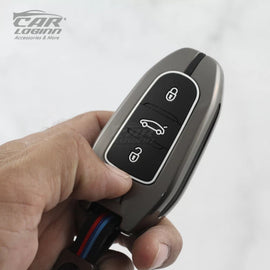 Metal Silicon Car Key case for Citron C3 | Aircross X | Basalt X Smart Key