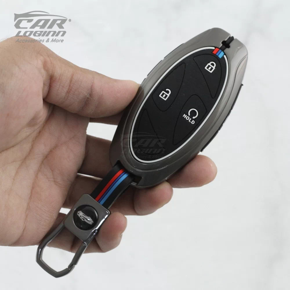 Metal Silicon Key Cover for Hyundai New Venue facelift