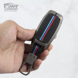 Metal Silcon Key Cover fit for Nissan Magnite | Kicks - 2 button Smart Key