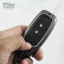 Load image into Gallery viewer, Metal Silcon Key Cover fit for Nissan Magnite | Kicks - 2 button Smart Key