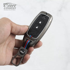 Metal Silcon Key Cover fit for Nissan Magnite | Kicks - 2 button Smart Key
