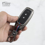 Metal Silcon Key Cover fit for Nissan Magnite | Kicks - 2 button Smart Key