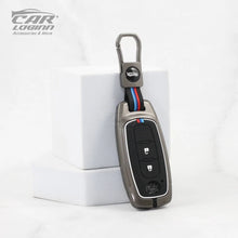 Load image into Gallery viewer, Metal Silcon Key Cover fit for Nissan Magnite | Kicks - 2 button Smart Key