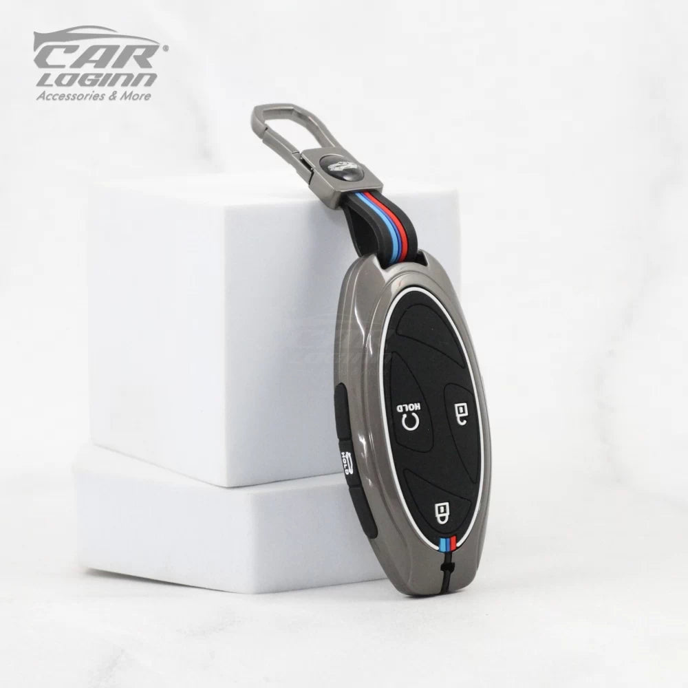 Metal Silicon Car Key case for Hyundai New Venue facelift