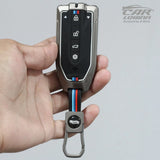 Metal Silicon Car key Case for New Mahindra BE 6 | BE 9 | New XUV 700