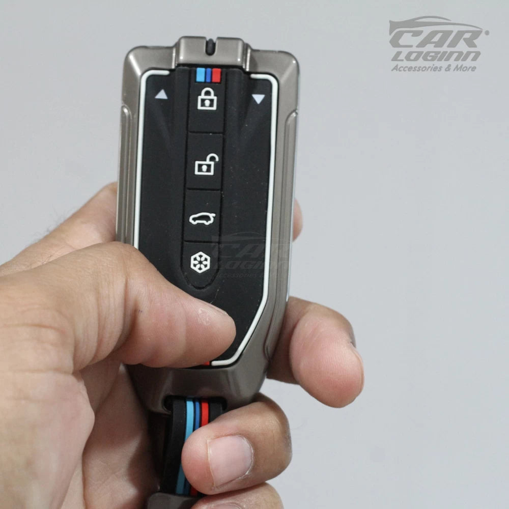 Metal Silicon Car key Case for New Mahindra BE 6 | BE 9 | New XUV 700