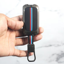 Load image into Gallery viewer, Metal Silicon Car Key Cover for Tata Curvv | Curvv EV Electric | Sierra | Safari | Harrier - 4 Button Smart Key