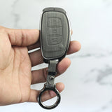 Lightest Grey Metal 3D Car keyCover for Hyundai Xcent | Exter | Creta | Venue | i20 | Aura | i10 Grand | Nios