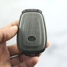 Load image into Gallery viewer, Lightest Grey Metal 3D Car keyCover for Tata Altroz | Punch | Tiago | Bolt | Harrier | Tigor | Gravitas | Nexon | New Safari