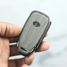 Load image into Gallery viewer, Lightest Grey Metal 3D Car keyCover for Tata Harrier | Punch | Tigor | Bolt | Nexon | Hexa | Zest | Tiago