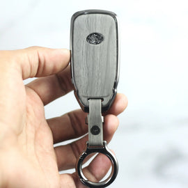 Lightest Grey Metal 3D Car keyCover for Tata Harrier | Punch | Tigor | Bolt | Nexon | Hexa | Zest | Tiago
