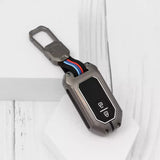 Metal Silicon Car Keycover for Maruti Suzuki 2 Button Smart Key