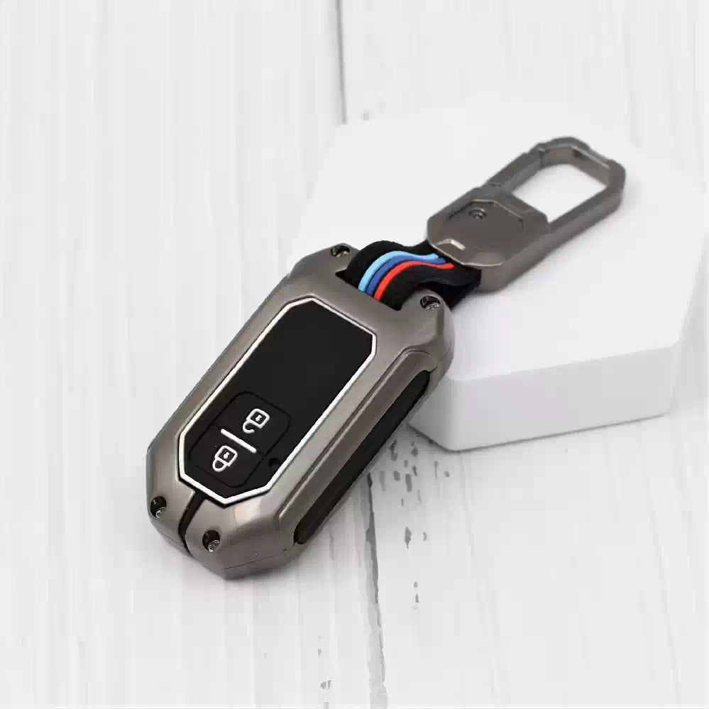 Metal Car Keycover for Toyota 2 Button Smart Key