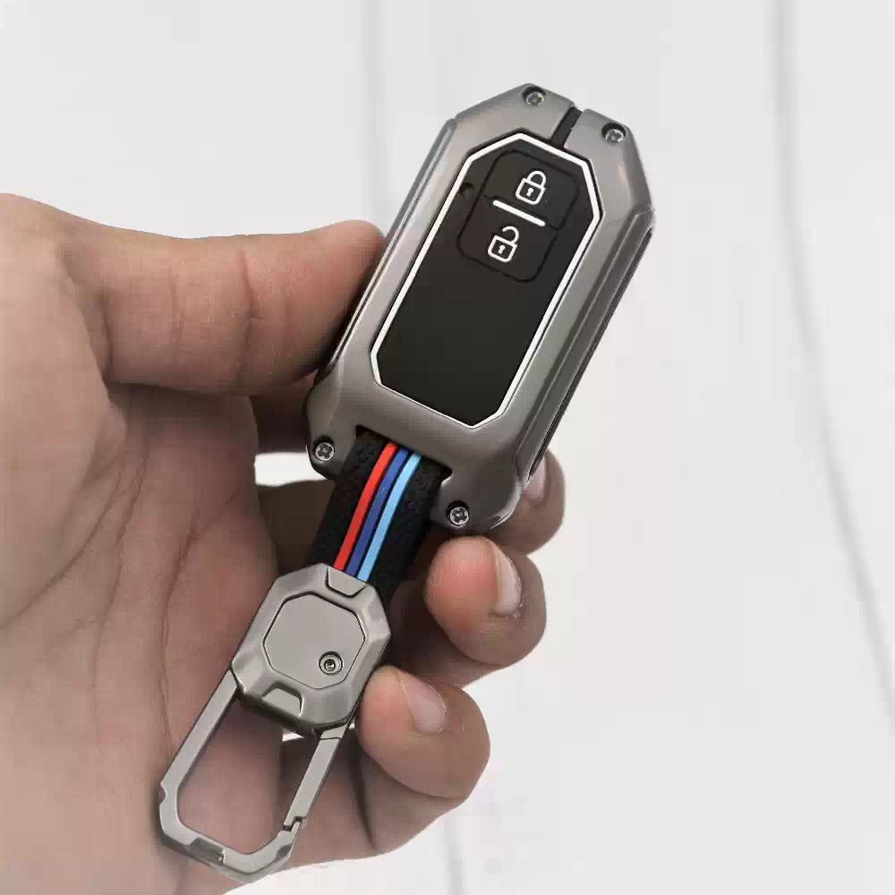 Metal Car Keycover for Toyota 2 Button Smart Key