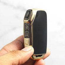 Load image into Gallery viewer, TPU Car Key Cover fit for New Kia Seltos Facelift | Sonet facelift - (3 Button Smart Key)