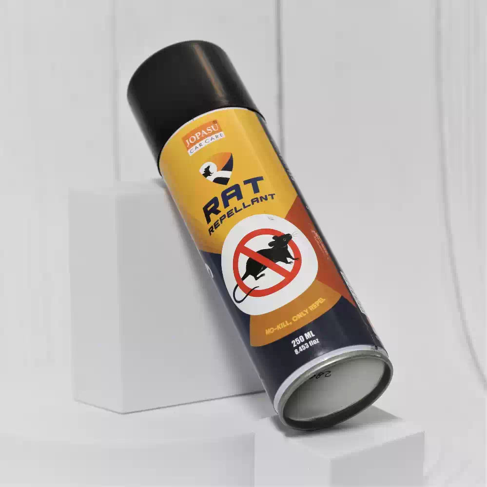 Jopasu Rat Repellent Spray for Cars 250 ml | Highly Effective | Protect Wires in Car, Bike and Outdoor Utilities | Non Toxic | No Kill Only Repels | 6-8 Weeks Protection | Rodent Repellent Coating 250 ML