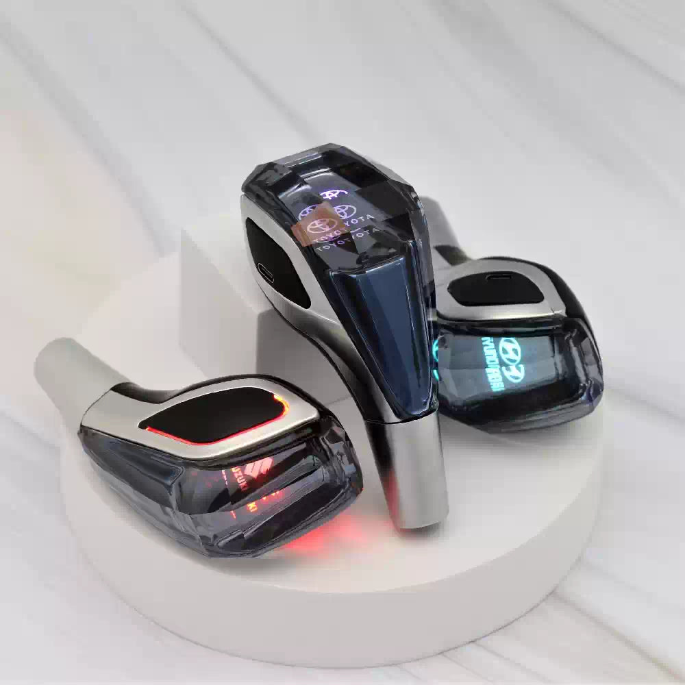 LED Crystal Sensor Touch 7 Colours Gear Knob