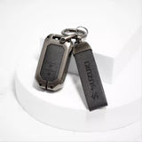 Metal Alloy Leather Key case for New Maruti Suzuki 2 Button Smart Key