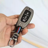 Metal Silicon Alloy Keycase for Hyundai 3 Button Smart Key