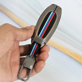 Metal Silicon Car Key case for Maruti Suzuki Baleno | Vitara Brezza | S-Cross | Ciaz | SX 4 - (2 Button)