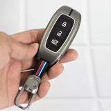 Metal Silicon Alloy Key Case for Hyundai 3 Button Smart Key