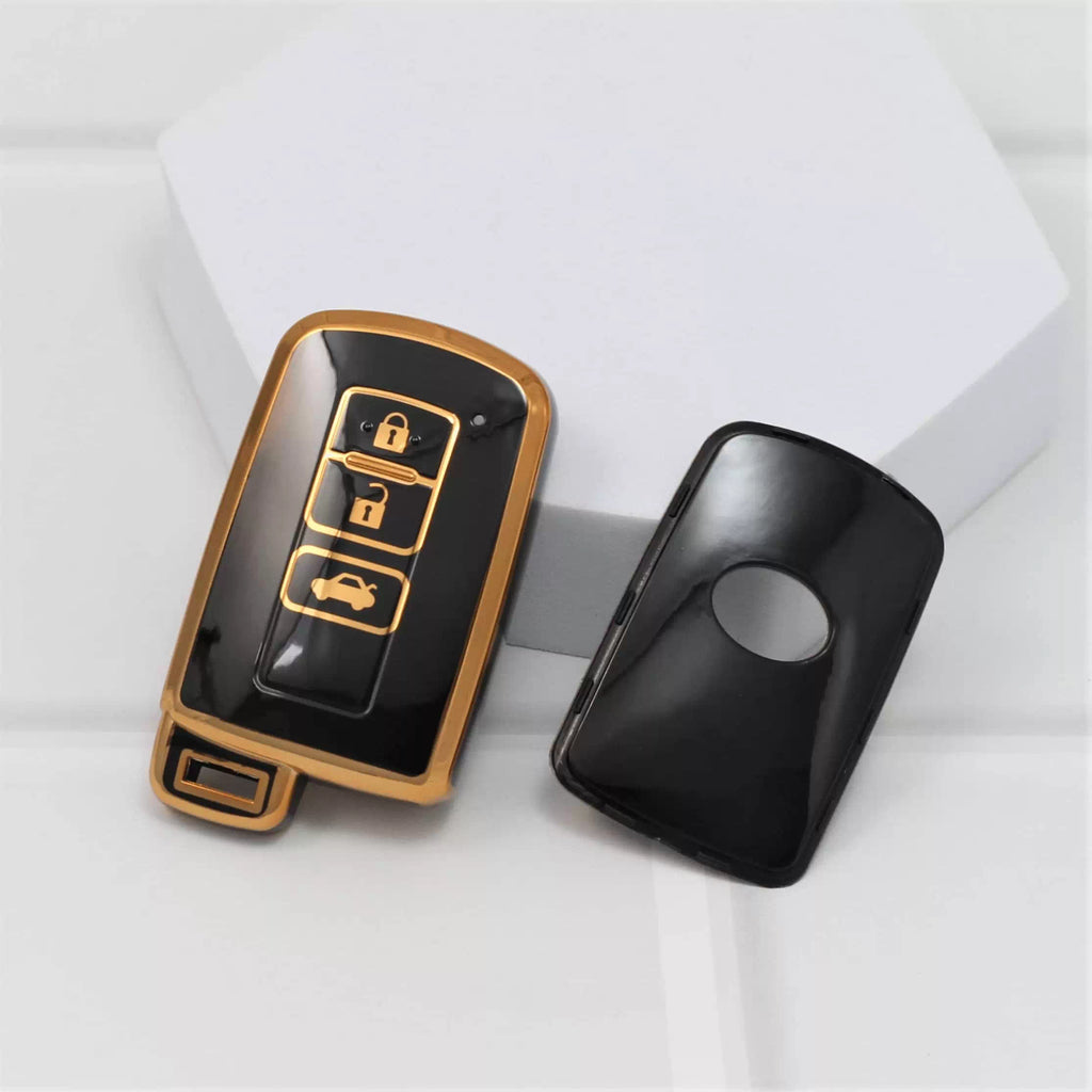 TPU Car Key Cover Fit for New Toyota Corolla Altis (T-17 N)