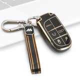 TPU Car Key Cover Fit for Jeep Compass Smart Key