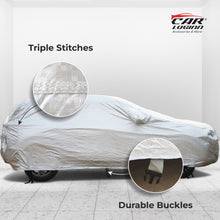 Load image into Gallery viewer, Hyundai i20 Car Body Cover | All Weather Resistant | Triple Stitched with Soft Cotton Lining | Side Mirror Pocket (AERO Silver)