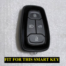 Load image into Gallery viewer, Metal Alloy Leather Key case for TATA 4 Button Smart Key