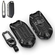 Load image into Gallery viewer, Premium Metal Black Transformer Series Soft Silicon Key Cover for Kia New Seltos 2026 | Syros | EV6 EV9 - 4 Button