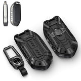 Premium Metal Black Transformer Series Soft Silicon Key Cover for Kia New Seltos 2026 | Syros | EV6 EV9 - 4 Button