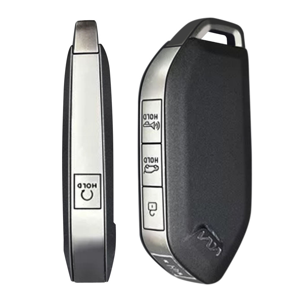 Premium Metal Black Transformer Series Soft Silicon Key Cover for Kia New Seltos 2026 | Syros | EV6 EV9 - 4 Button
